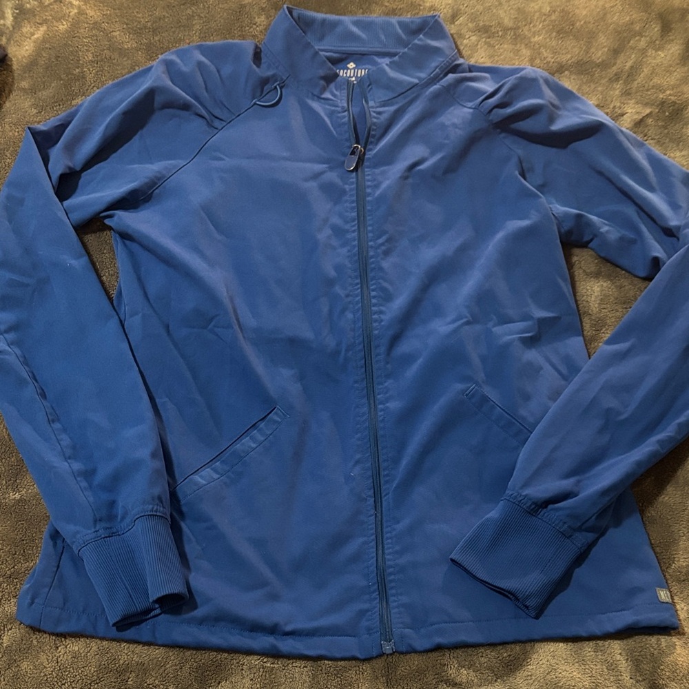 Med Couture Women's Royal Blue Bomber Jacket